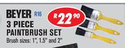 Beyer 3 Piece Paintbrush Set R16