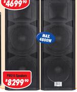 DXN PRO Dual 16" DJ Speakers (Pair) PW215