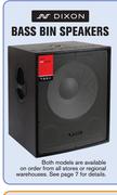 Dixon Bass Bin Speakers 15" 400 RMS LB-15