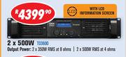 DXN PRO Professional Power Amplifiers 2x500W TD3600
