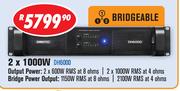 DXN PRO Professional Power Amplifiers 2x1000W DH6000