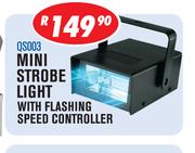 Dixon Mini Strobe Light With Flashing Speed Controller QS003