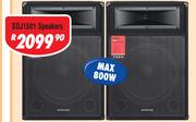 Dixon 15" DJ/PA Speakers (Pair) SDJ1501