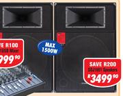 Dixon 18" DJ/PA Speakers (Pair) SDJ1801
