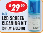 LCD Screen Cleaning Kit (Spray And Cloth)