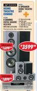 Dixon 5 Speaker Home Theatre Set KM300 + Dixon 6 Channel Digital Karaoke Receiver With USB & SD Slot
