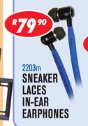 Dixon Sneaker Laces In Ear Earphones 2203m