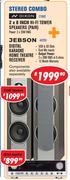 Dixon 2x8 Inch Hi-Fi Tower Speakers(Pair) CT88D + Jebson Digital Karaoke Home Theatre Receiver AV259