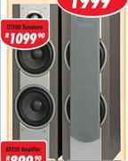 Dixon 2x8 Inch Hi-Fi Tower Speakers(Pair) CT88D 
