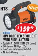 Beyer 3W Cree LED Spotlight With Side Lantern BR208B