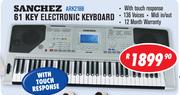 Sanchez 61 Key Electronic Keyboard ARK2188