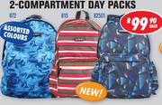 2 Compartment Day Packs-Each
