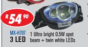 ClearVision 3 LED Headlight MX-H707