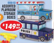 Assorted Playroom Storage Boxes 0550-53-Each