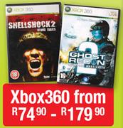 Xbox 360 Games-Each