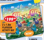 2x1.8m Playroom Activity Mat 1665