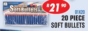 Soft Bullets 20 Piece 01X20