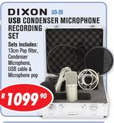 Dixon USB Condenser Microphone Recording Set UD-20