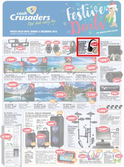 Cash Crusaders : Festive Deals (9 Nov - 2 Dec 2018), page 1