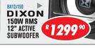 Dixon 150W RMS 12” Active Subwoofer BX12/150