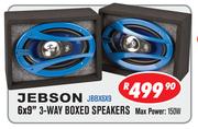 Jebson 6x9” 3-Way Boxed Speakers JBBX6X9