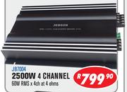 Jebson Car Amplifiers 2500W 4 Channel JB7004