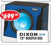 Dixon 12” Woofer Box BX1201