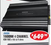 Jebson Car Amplifiers 1600W 4 Channel JB004