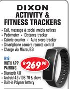 Dixon Activity & Fitness Tracker With App Pairing H18