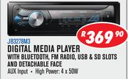 Jebson Digital Media Player With Bluetooth FM/Radio USB & SD Slots & Detachable Face