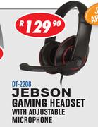 Jebson Gaming Headset With Adjustable Microphone DT-2208