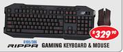 Rippa Gaming Keyboard & Mouse R195/386