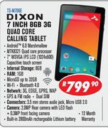 Dixon 7” 8GB 3G Quad Core Calling Tablet TS-M706E