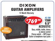 Dixon Guitar Amplifiers 15W 6.5” Acoustic AE-15M