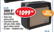 Dixon Guitar Amplifiers 30W 8” Electric GA-30
