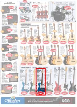 electric guitar price at cash crusaders