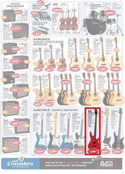 bass guitar prices at cash crusaders