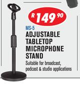 Adjustable Tabletop Microphone Stand MS-5