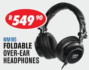 DXN Pro DJ & Studio Monitor Foldable Over-Ear Headphones MM185