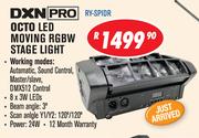 DXN Pro Octo LED Moving RGBW Stage Light RY-SPIDR