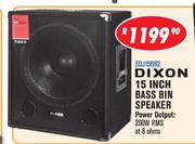 Dixon 15 Inch Bass Bin Speaker SDJ15BB2