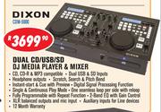 Dixon Dual CD/USB/SD DJ Media Player & Mixer CDM-5000