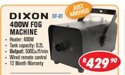 Dixon 400W Fog Machine DF-01