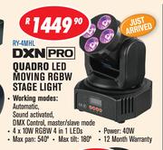 DXN Pro Quadro LED Moving RGBW Stage Light RY-4MHL