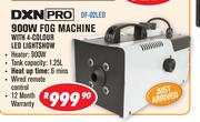 DXN Pro 900W Fog Machine With 4 Colour LED Lightshow DF-02LED