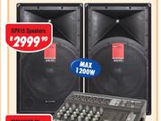 Dixon 15" DJ/PA Speakers (Pair) SPX15