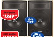 Jebson 152" DJ/PA Speakers (Pair) SH15 