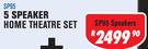 Dixon 5 Speaker Home Theatre Set SP95