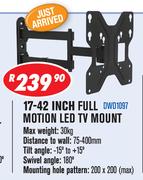 17-42 Inch Full Motion LED TV Mount DWD1097