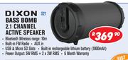 Dixon Bass Bomb 2.1 Channel Active Speaker S21